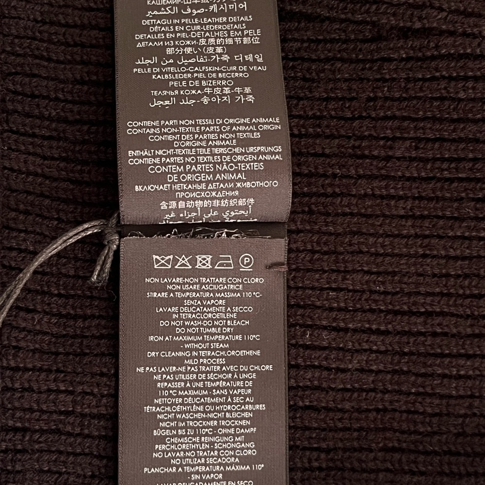 Saint Laurent cashmere black balaclava - Picture 7 of 8